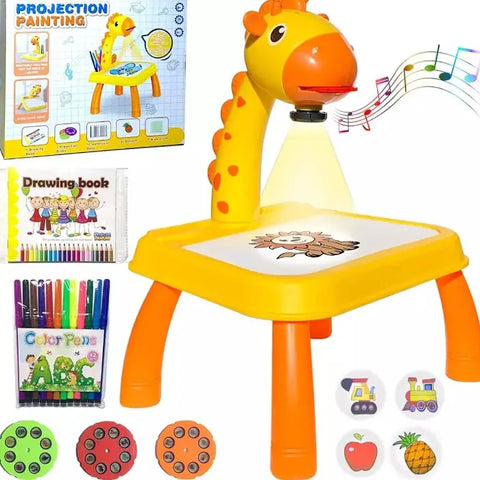 Kids LED Projector Drawing Table Toy-art Board Painting Set – main product image | Toylicious Pakistan