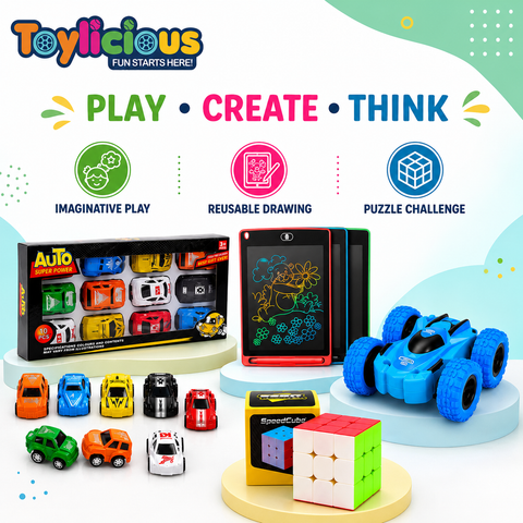 Azadi Deal #01 – 4-in-1 Kids Toy Bundle – main product image | Toylicious Pakistan