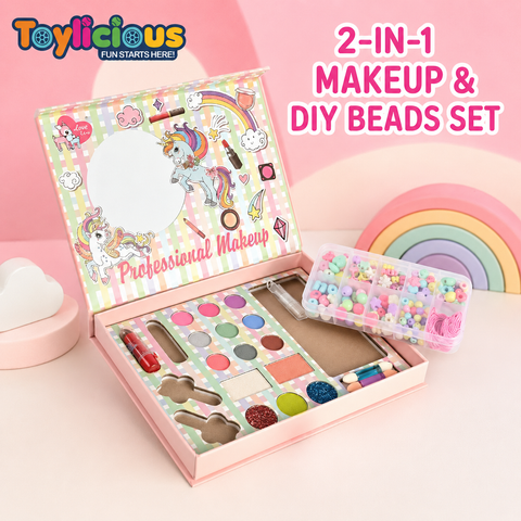 Fairy Princess 2-in-1 Kids Makeup & DIY Beads Playset – main product image | Toylicious Pakistan