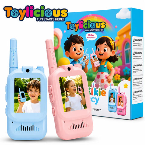 Kids Video Walkie Talkie Set Rechargeable 2PCS – main product image | Toylicious Pakistan