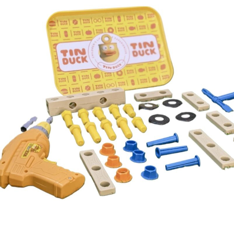 Electric Toy Drill Set for Kids – Battery Operated Pretend Play Tool Kit