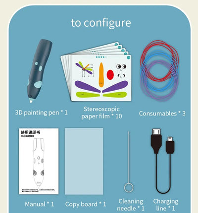 3D Pen Drawing Kit