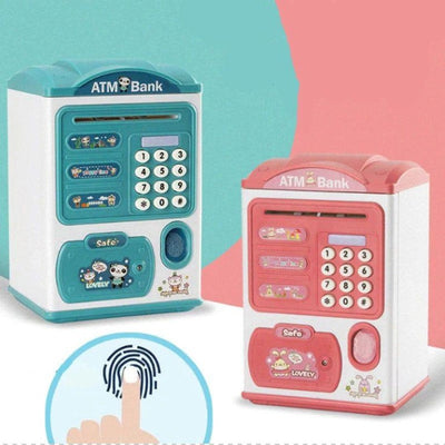 Kids Money Bank ATM with Fingerprint