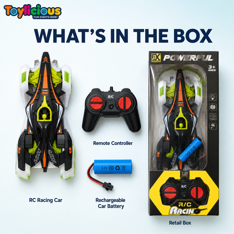 Rechargeable RC Racing Car for Kids – 1:20 Scale – main product image | Toylicious Pakistan