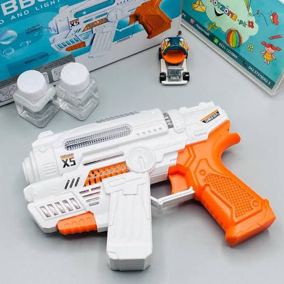 Bubble Gun with Sound & Light