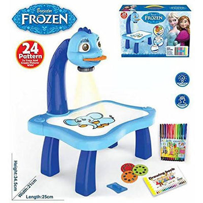 Kids LED Projector Drawing Table Toy-art Board Painting Set